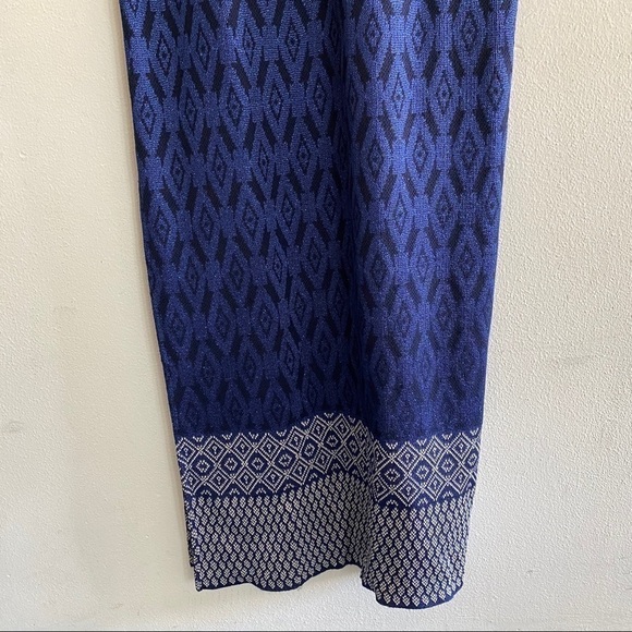 St. John evening Santana knit long maxi dress side slit - Picture 10 of 13